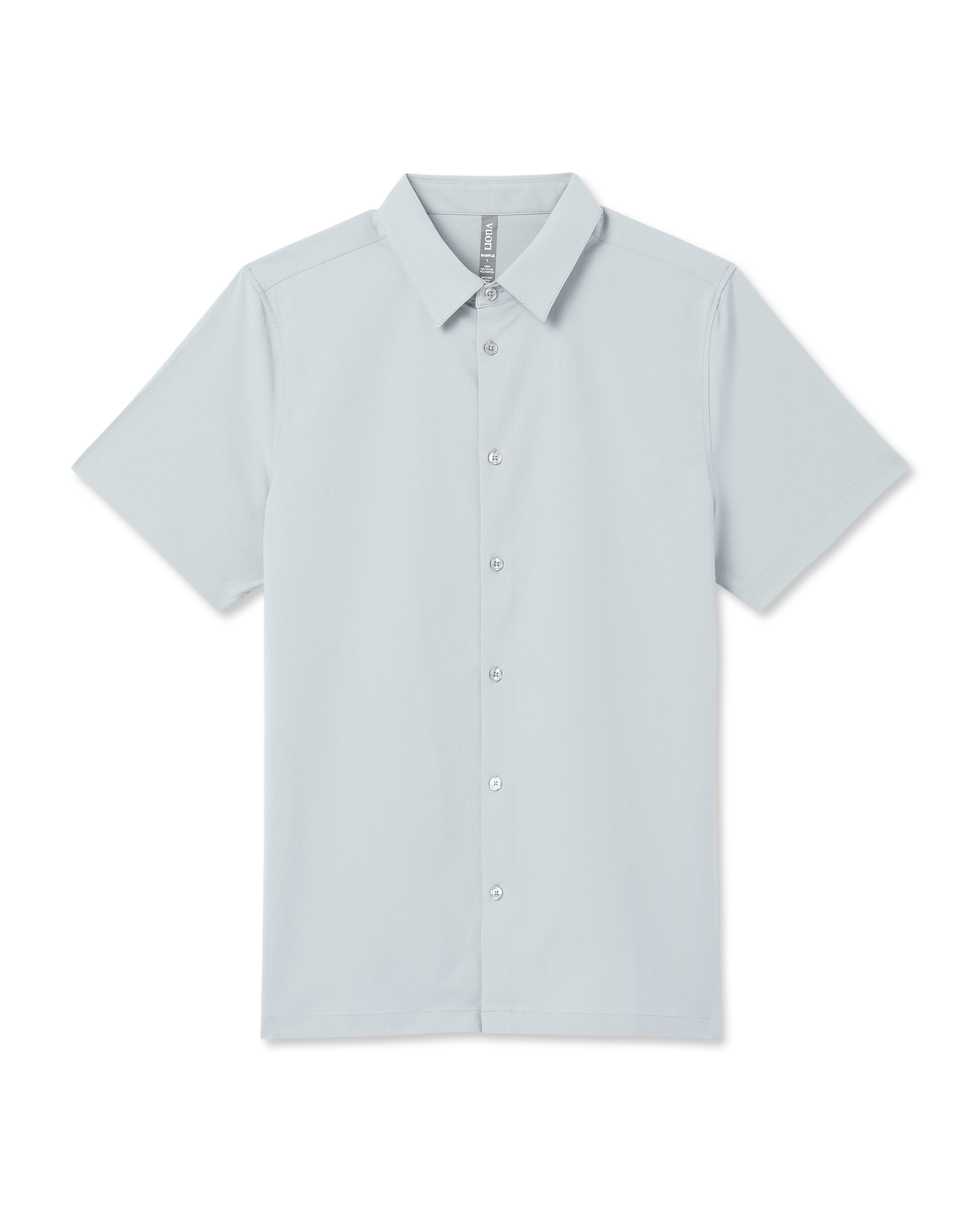 Short Sleeve Manhattan Button Down | Harbor Grey