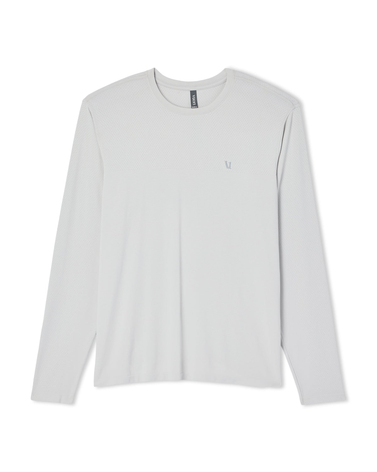 Long Sleeve Clearview Seamless Tee | Frost Grey