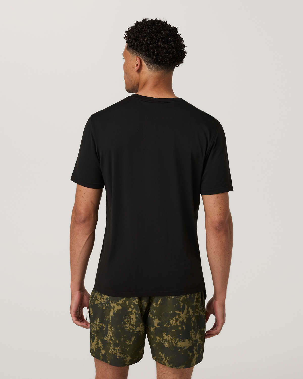 Short Sleeve Clearview Seamless Tee | Black
