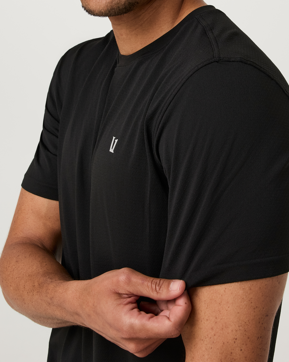 Short Sleeve Clearview Seamless Tee | Black