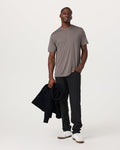 Short Sleeve Merino Wool Tee | Smokey Taupe