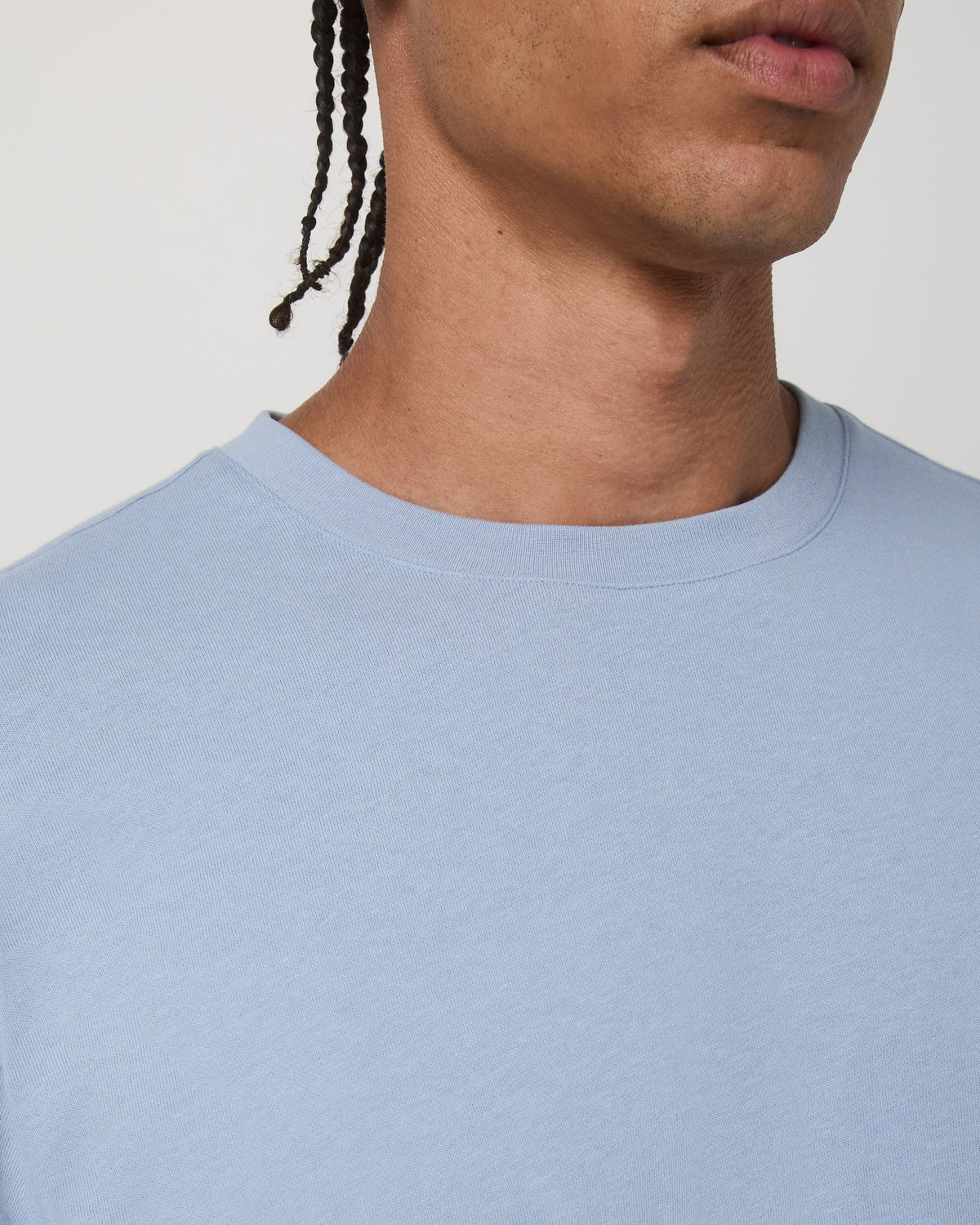 Short Sleeve Vuori Heavyweight Cotton Tee - Relaxed Fit | Blue Dusk