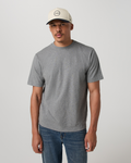 Short Sleeve Vuori Heavyweight Cotton Tee - Relaxed Fit | Grey Heather