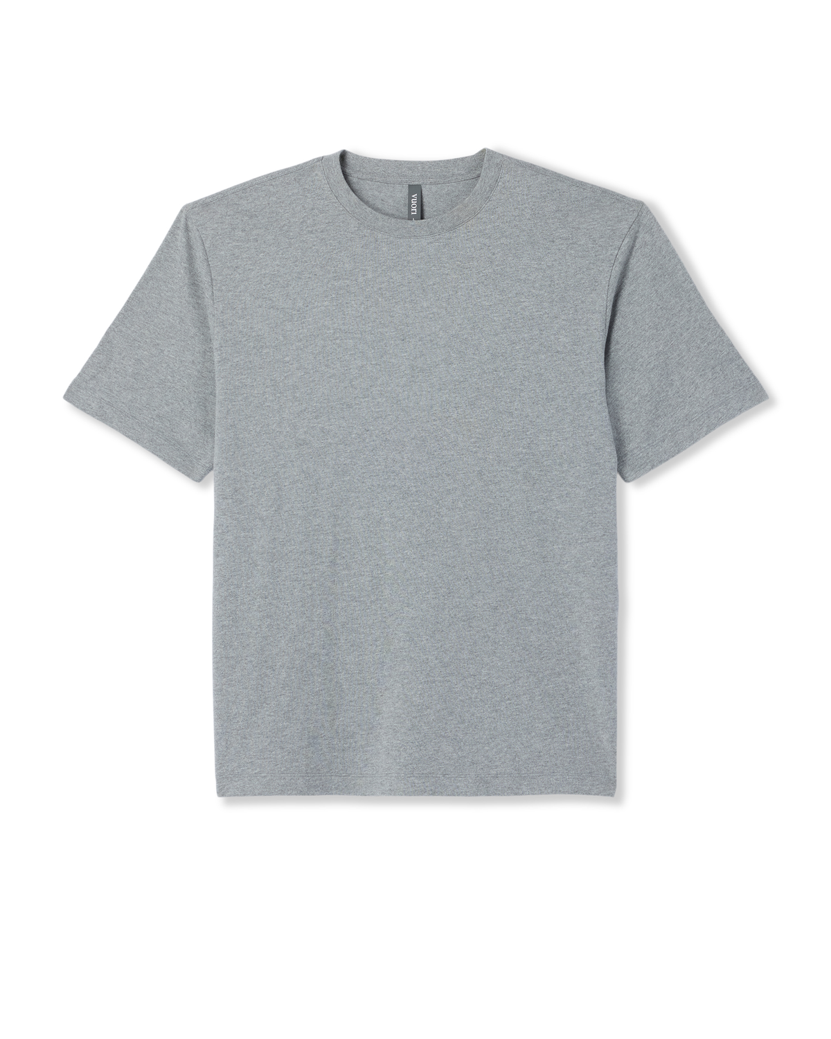 Short Sleeve Vuori Heavyweight Cotton Tee - Relaxed Fit | Grey Heather