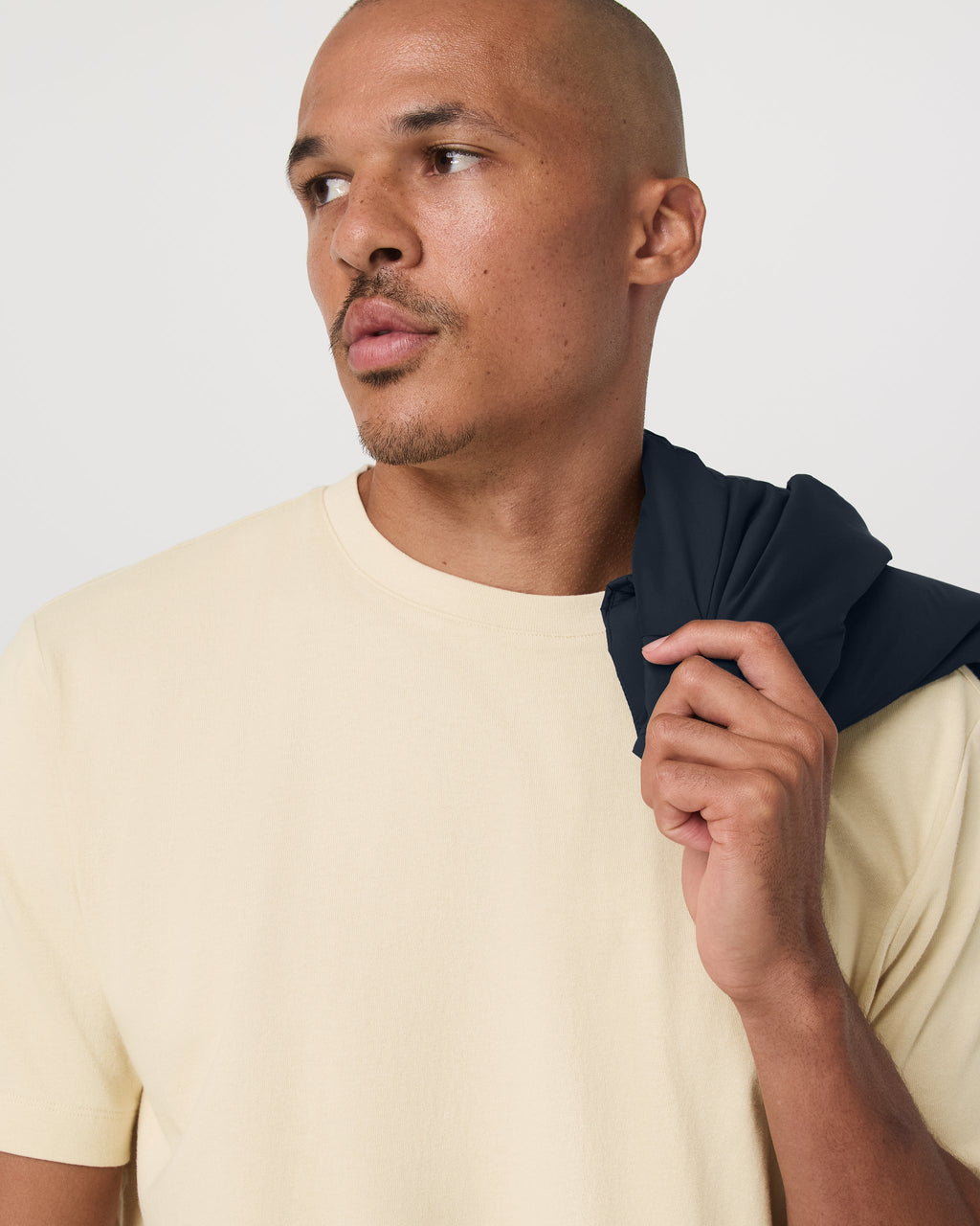 Short Sleeve Vuori Heavyweight Cotton Tee - Relaxed Fit | Sandstone