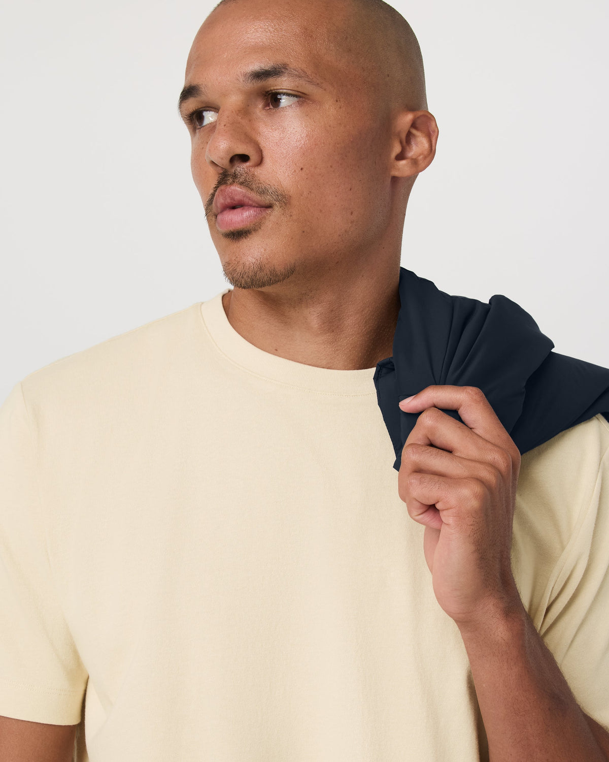 Short Sleeve Vuori Heavyweight Cotton Tee - Relaxed Fit | Sandstone