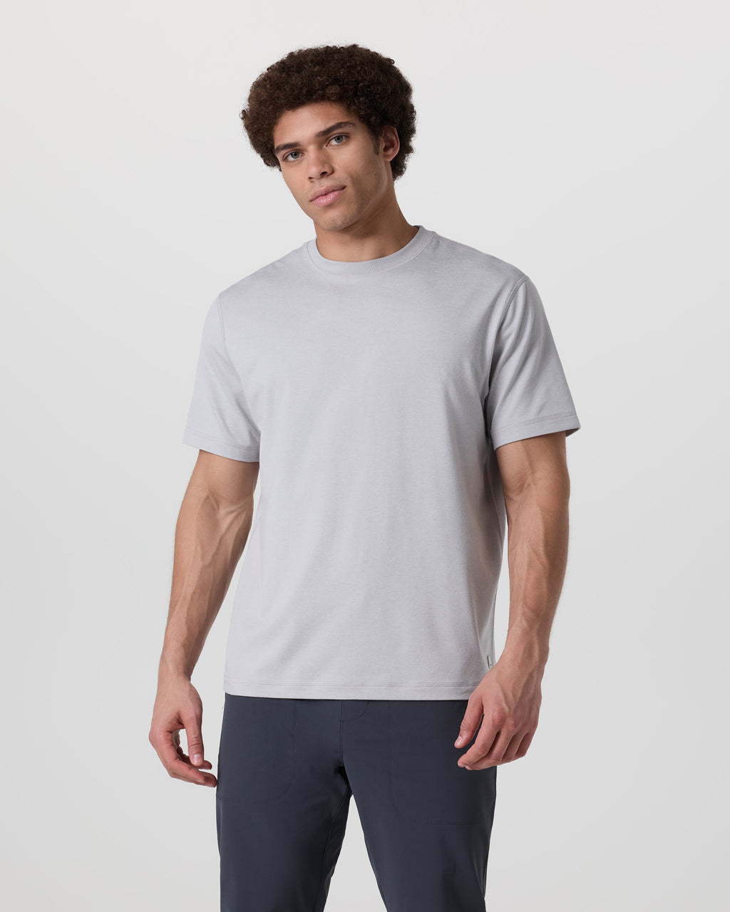 Short Sleeve Ponto Tee - Relaxed Fit | Frost Grey Heather