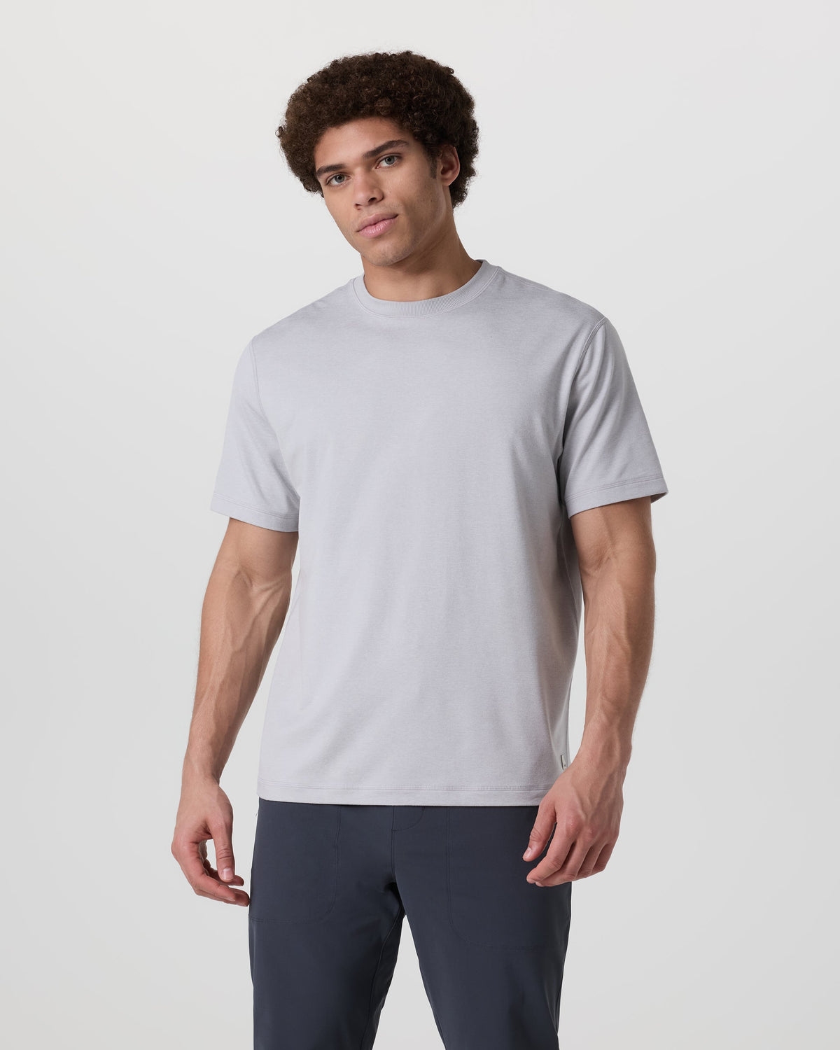 Short Sleeve Ponto Tee - Relaxed Fit | Frost Grey Heather