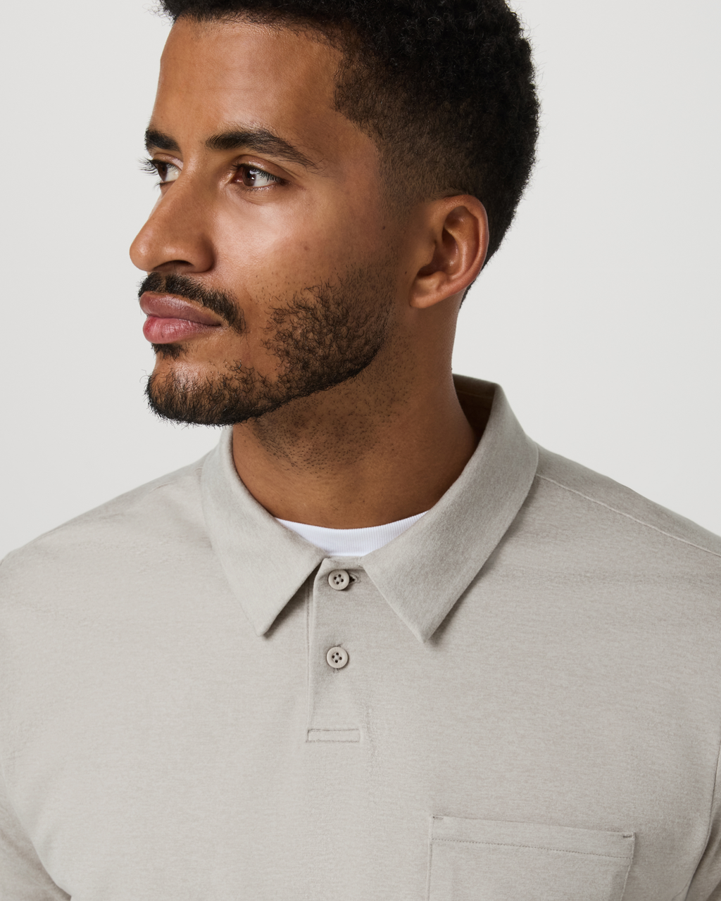 Short Sleeve Ponto Performance Polo | Dark Salt Heather