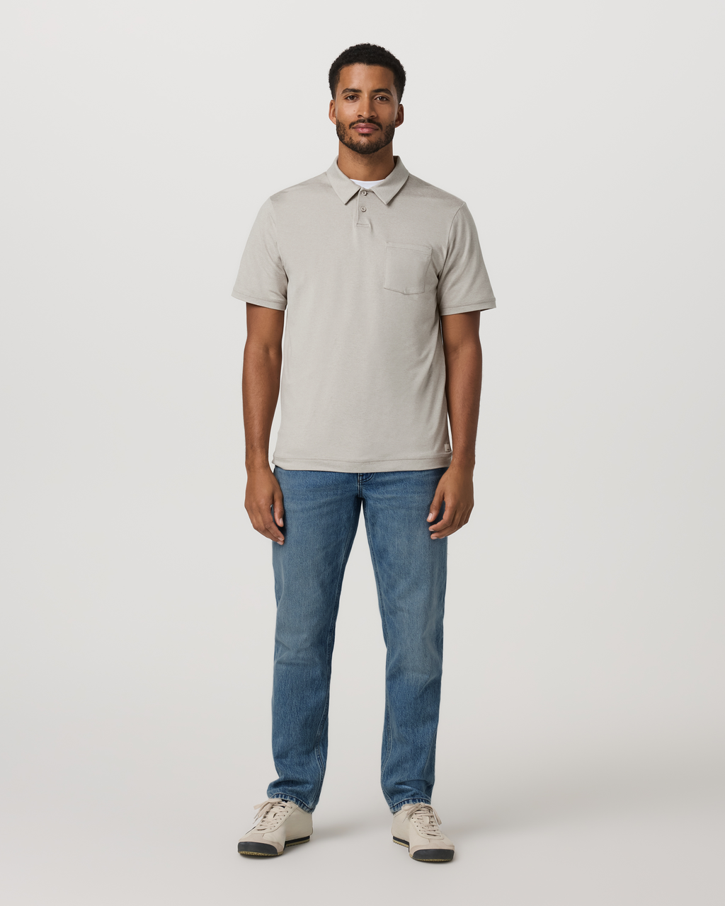 Short Sleeve Ponto Performance Polo | Dark Salt Heather