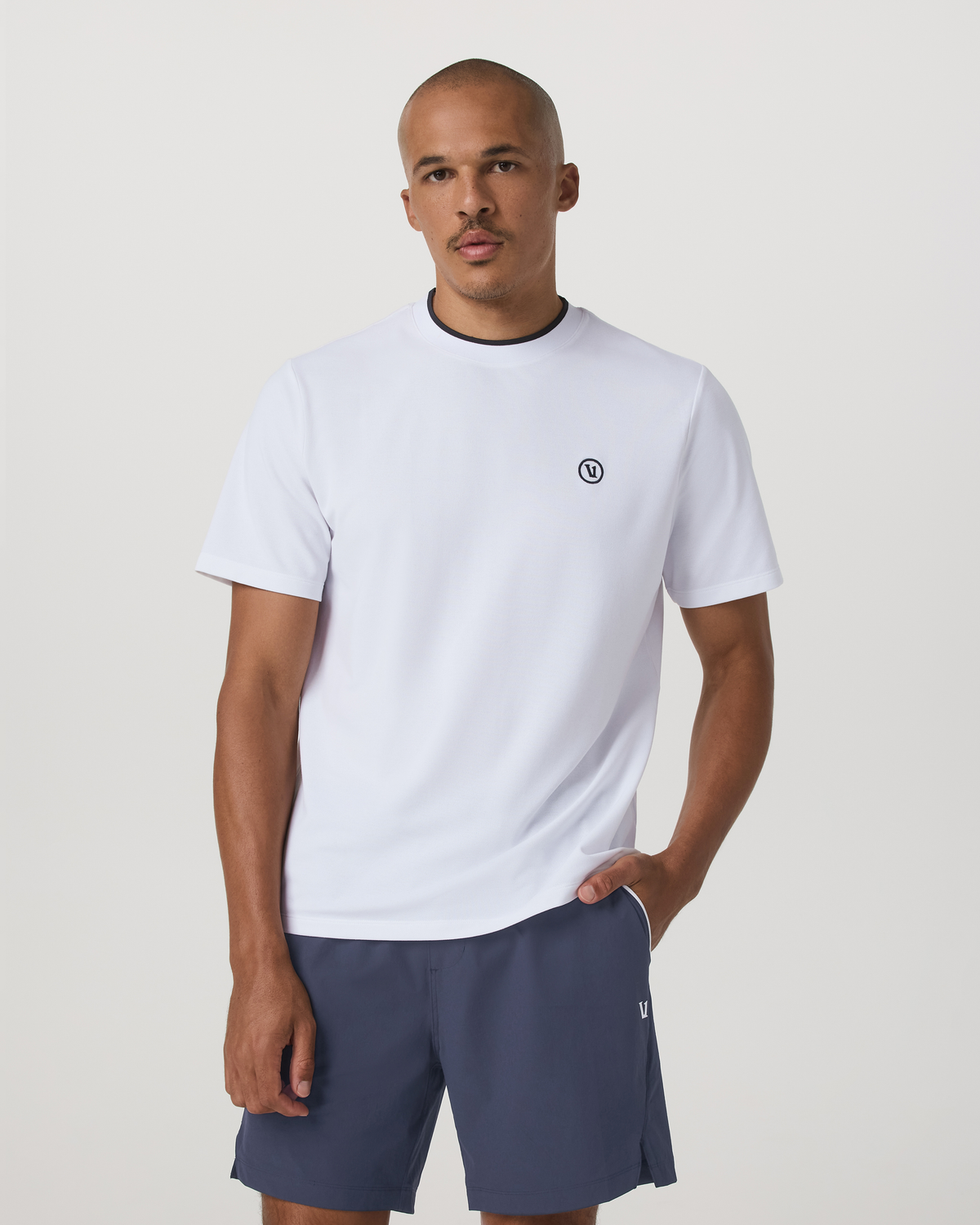 Short Sleeve Gamepoint Tee - Relaxed Fit | White