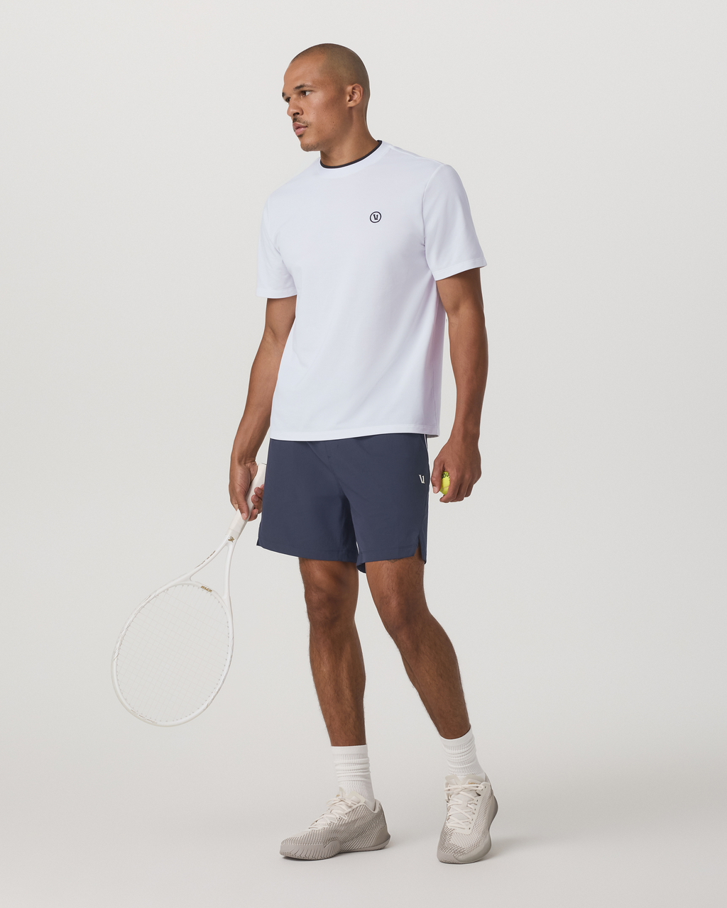 Short Sleeve Gamepoint Tee - Relaxed Fit | White
