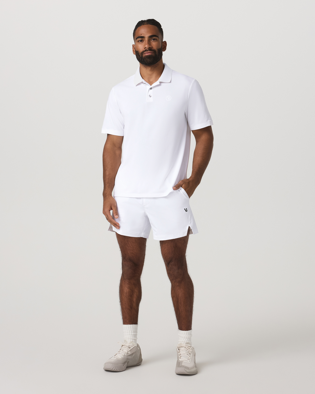 Short Sleeve Gamepoint Polo 2.0 | White Non Tipped