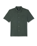 Short Sleeve Ponto Button Down Shirt | River Rock Heather