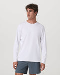 Long Sleeve Tuvalu Tee | White