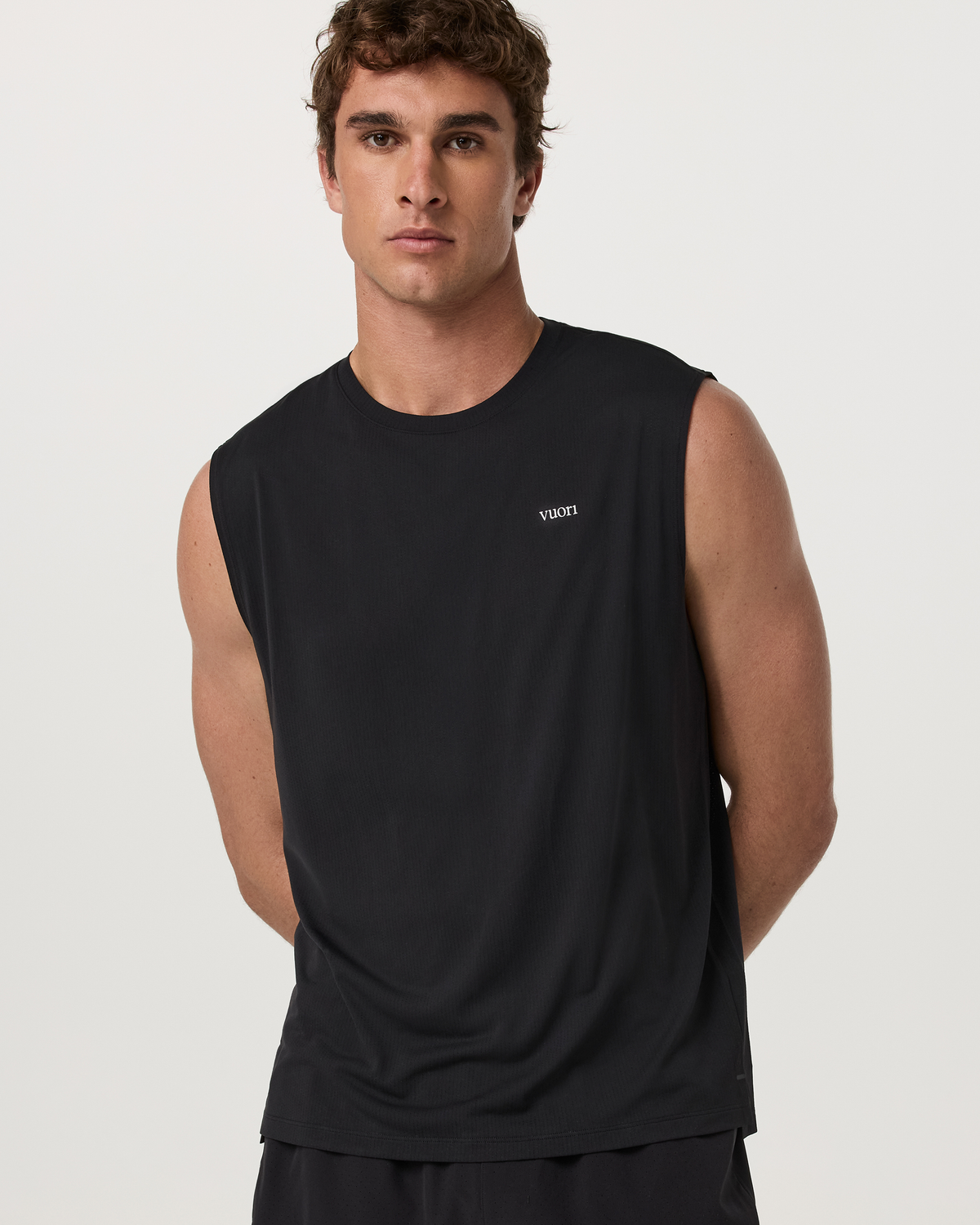 Sleeveless Strato Breathe Tank | Black