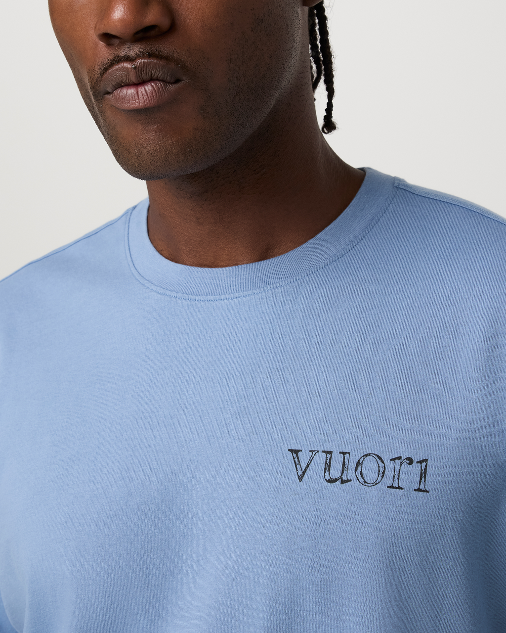 Short Sleeve Heavyweight Cotton Graphic Tee | Isle Blue