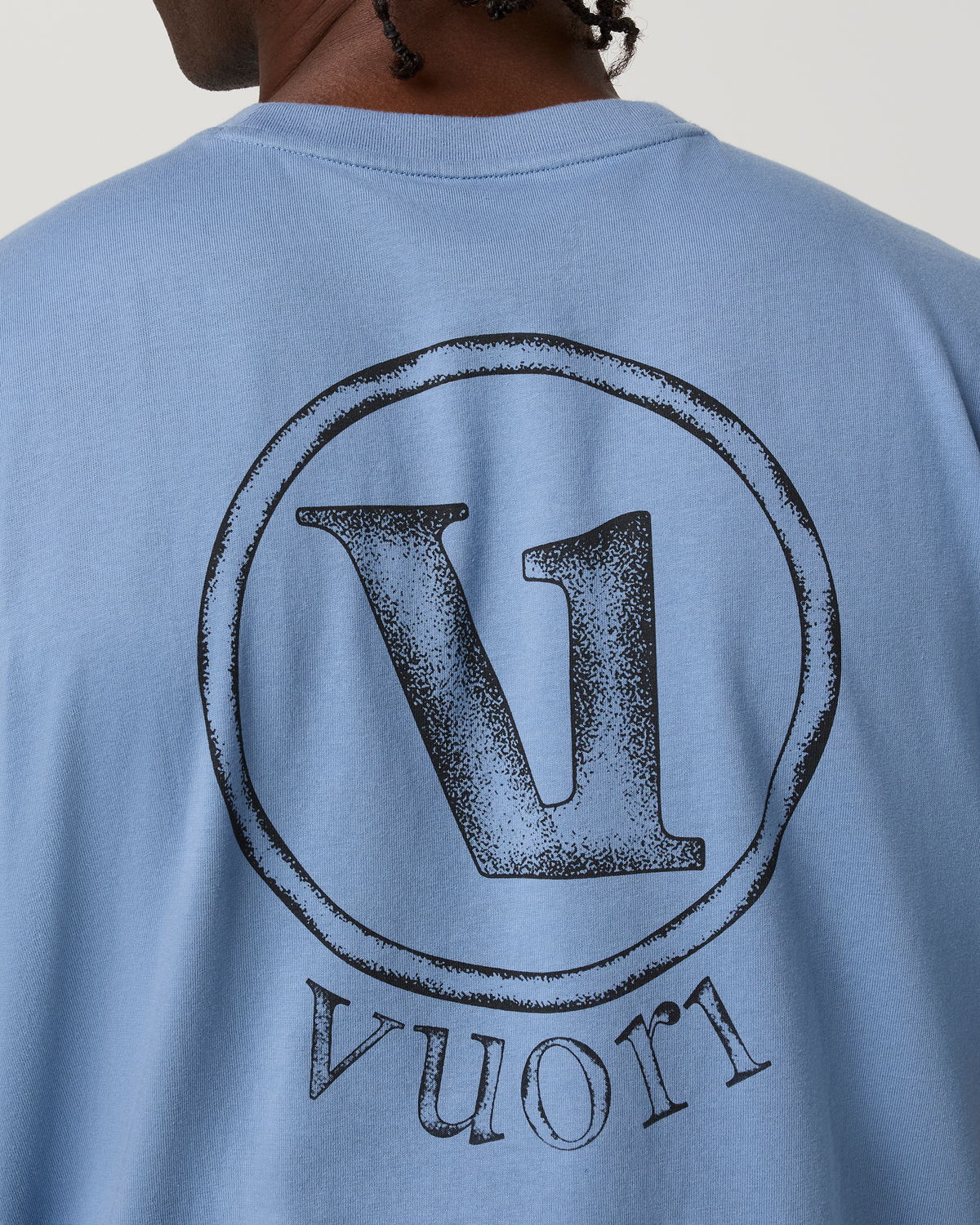 Short Sleeve Heavyweight Cotton Graphic Tee | Isle Blue
