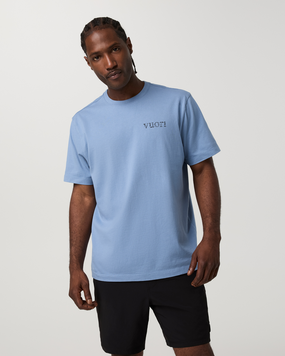 Short Sleeve Heavyweight Cotton Graphic Tee | Isle Blue