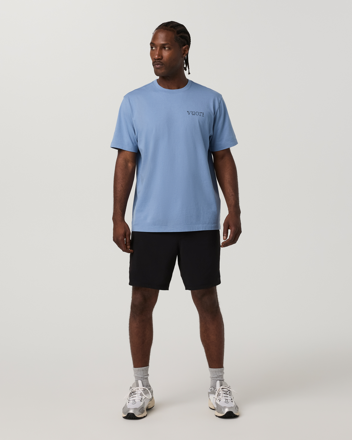 Short Sleeve Heavyweight Cotton Graphic Tee | Isle Blue
