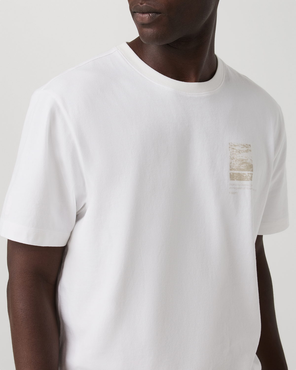 Short Sleeve Heavyweight Cotton Graphic Tee | White