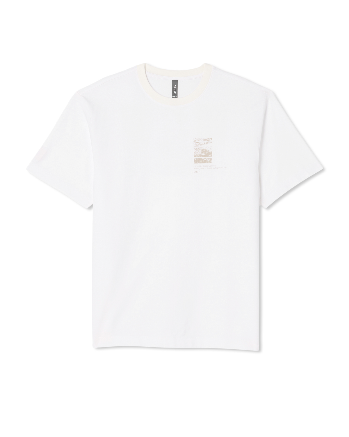 Short Sleeve Heavyweight Cotton Graphic Tee | White