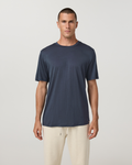 Short Sleeve Merino Wool Tee 2.0 | Navy
