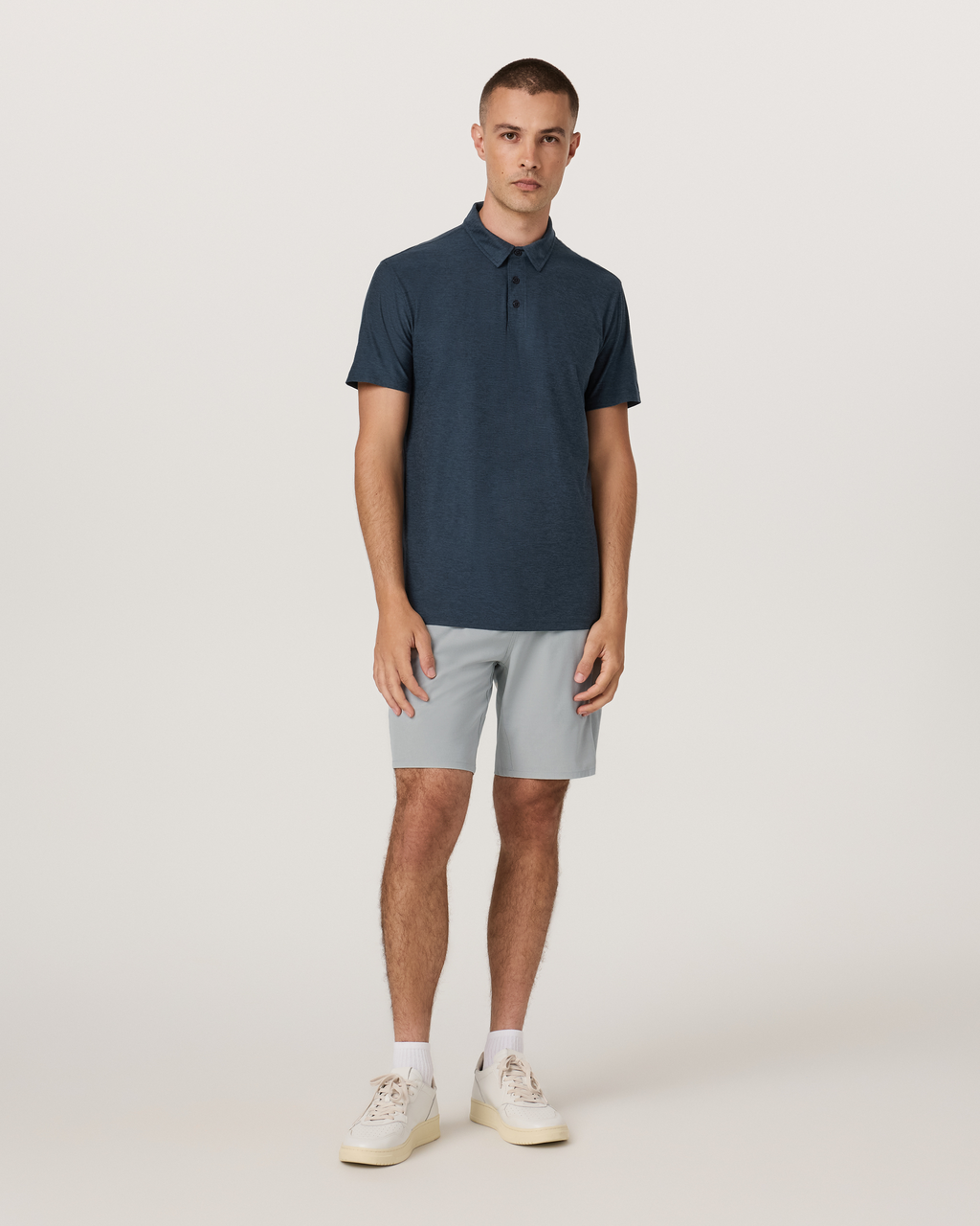 Strato Tech Polo | Navy Heather