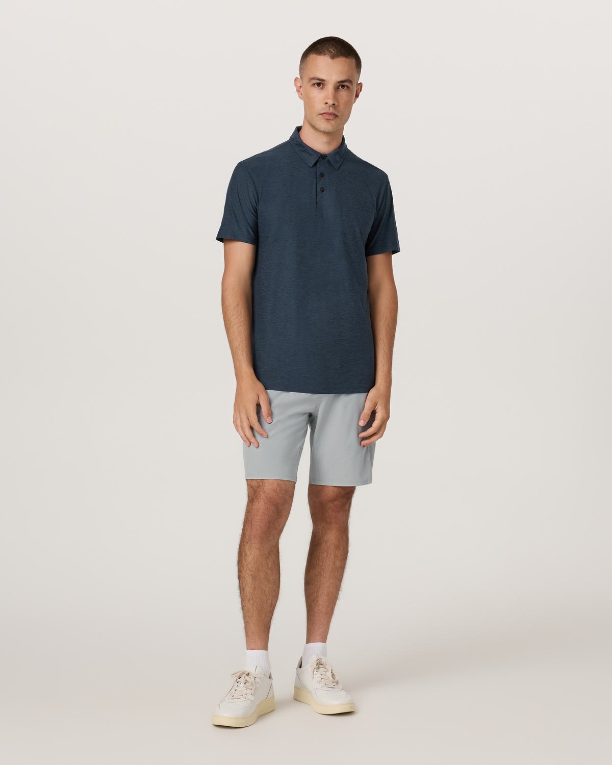 Strato Tech Polo | Navy Heather