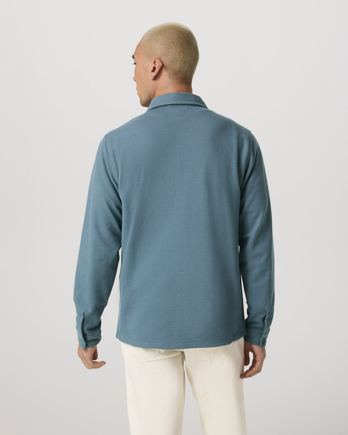 Waffle Shirt Jacket | Abyss