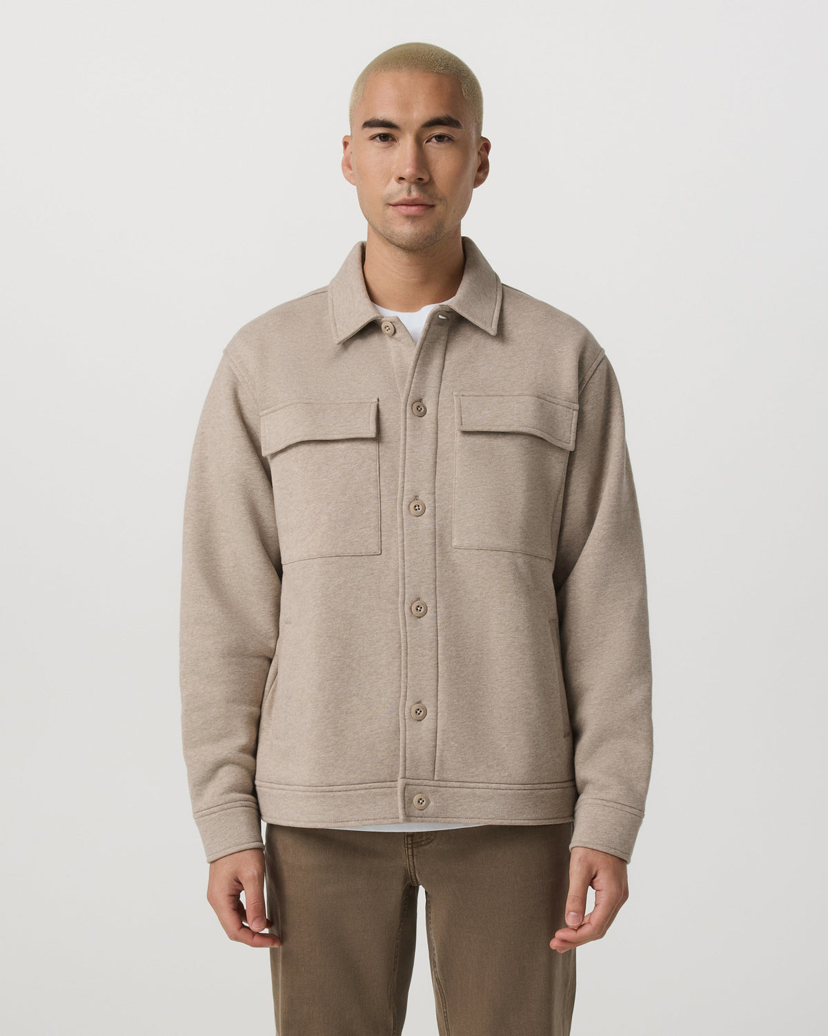 Seaside Shirt Jacket | Acorn Heather