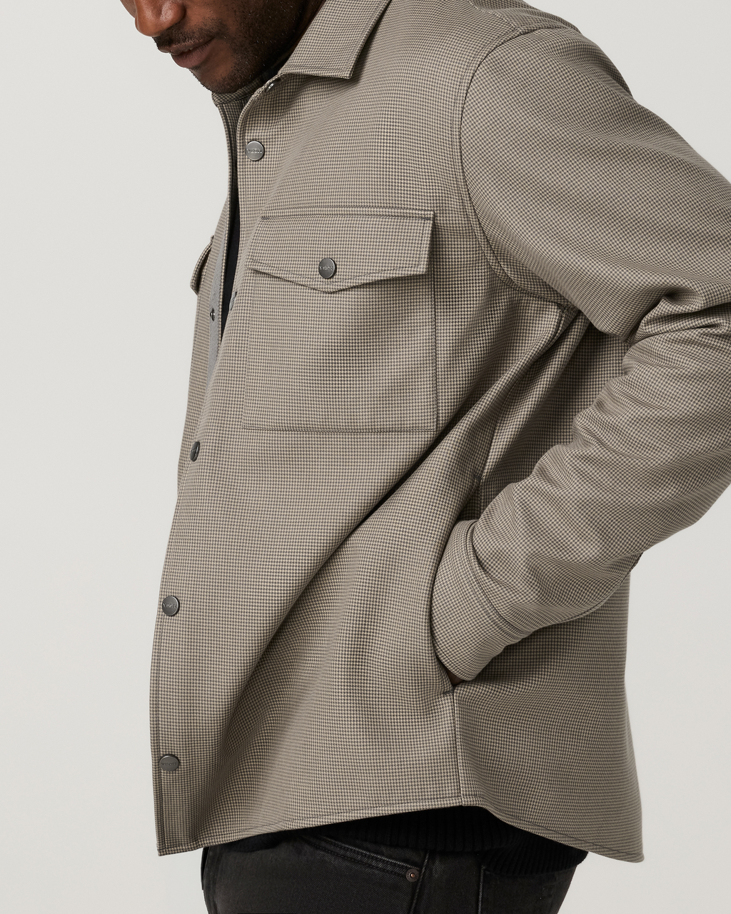 Range Shirt Jacket 2.0 | Trench Houndstooth