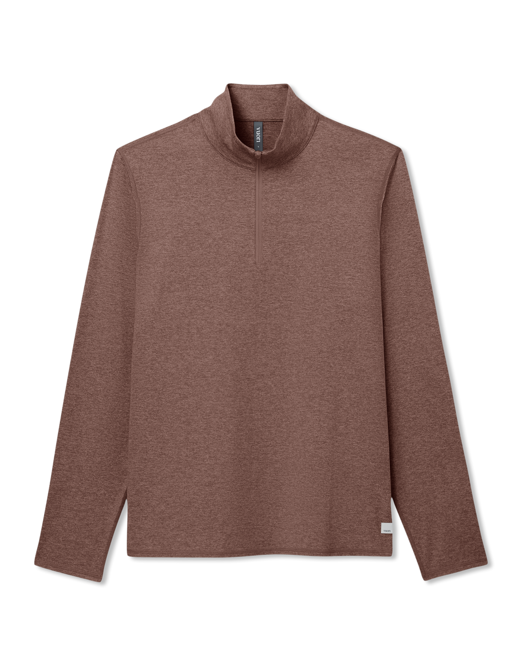 Ponto Half Zip Mock Neck | Sable Heather