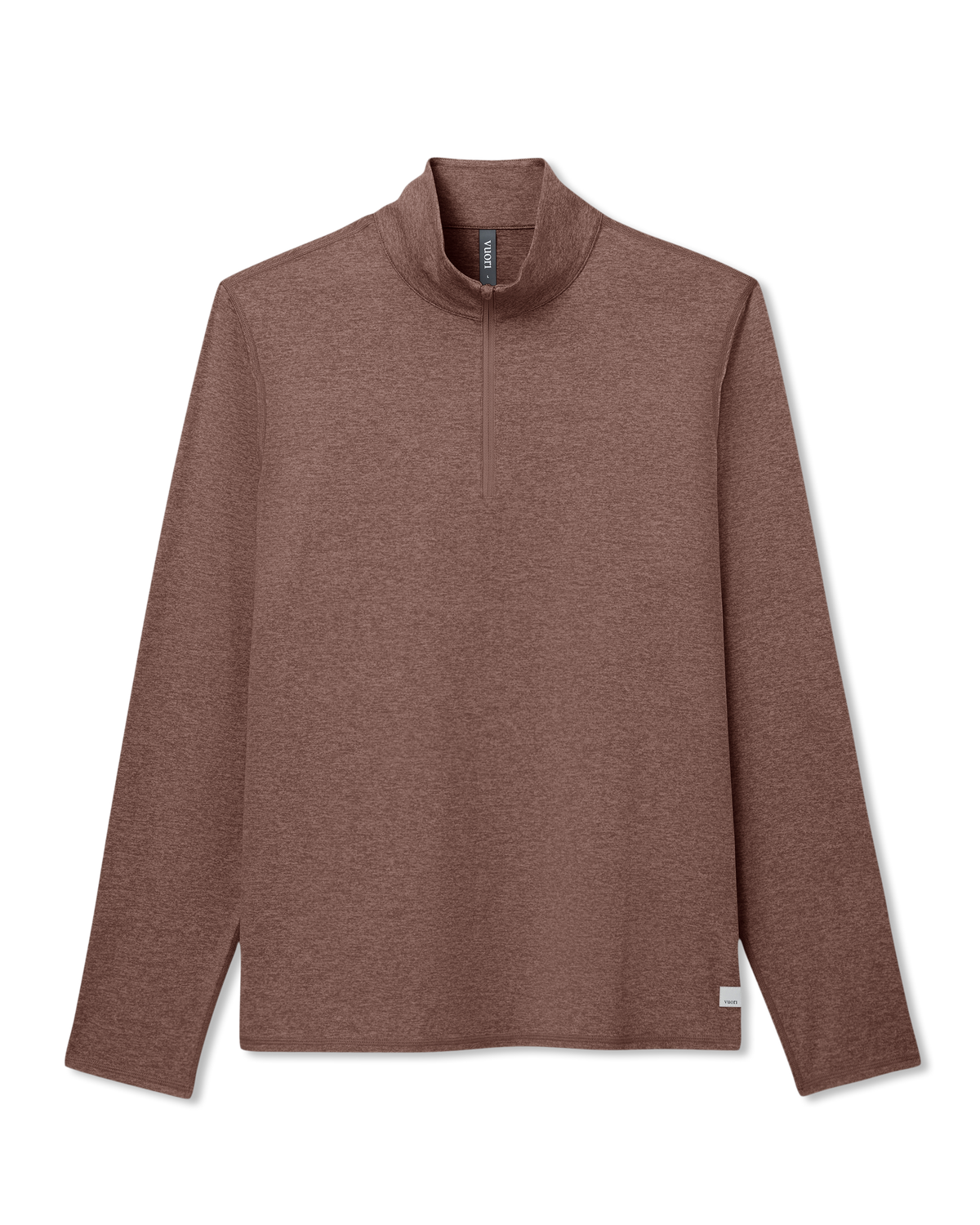 Ponto Half Zip Mock Neck | Sable Heather