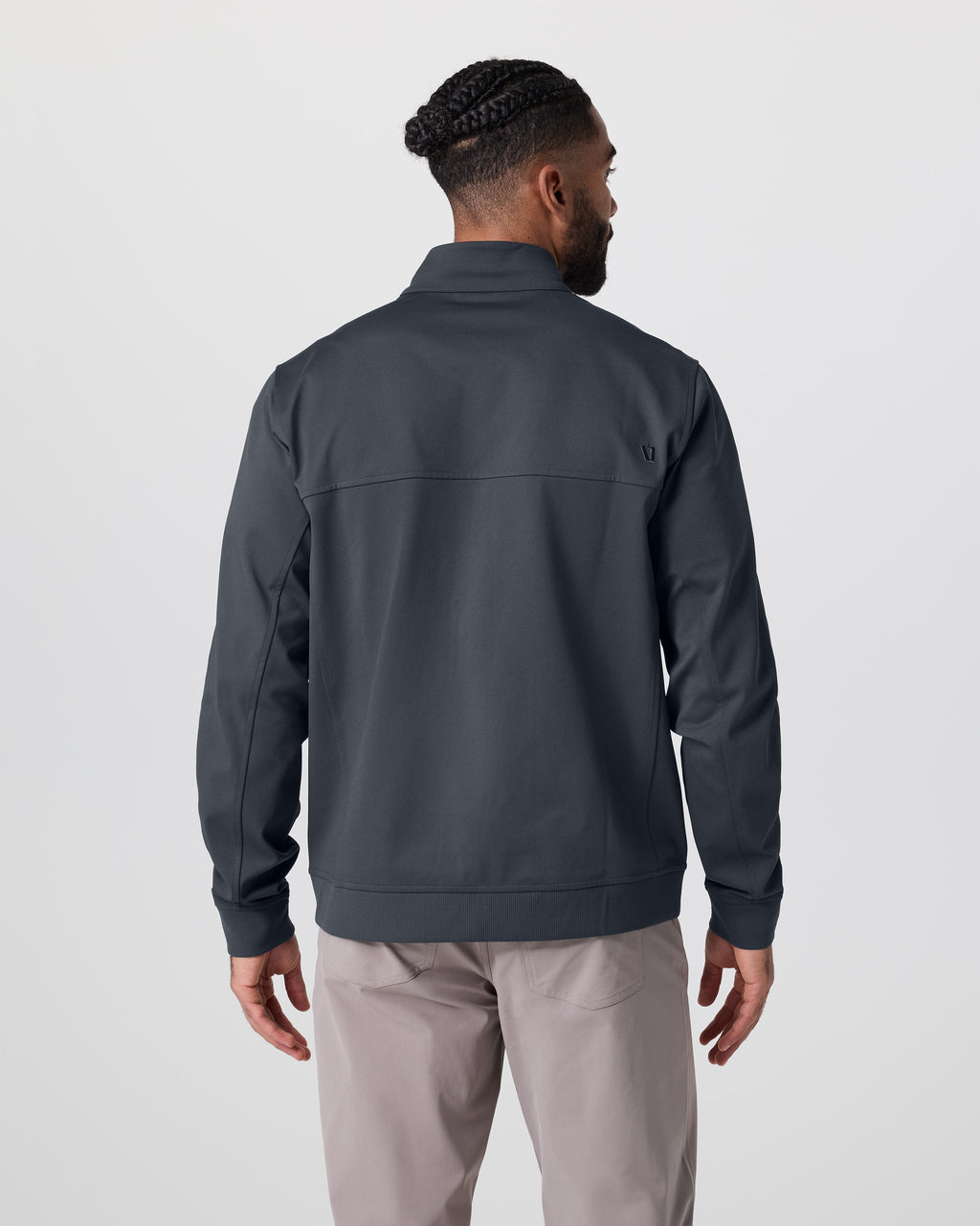 Vuori Meta™ Twill Full Zip | Navy