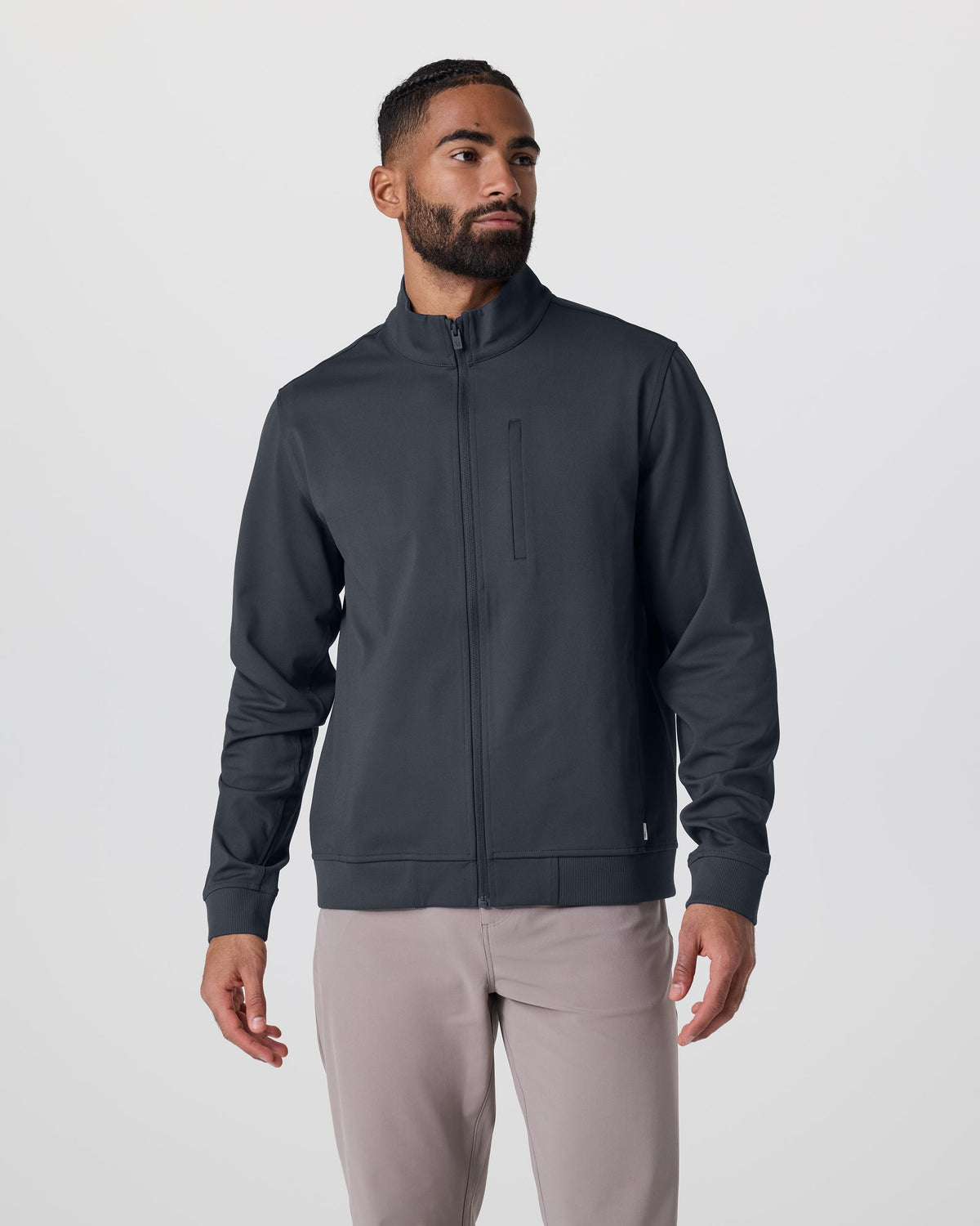 Vuori Meta™ Twill Full Zip | Navy