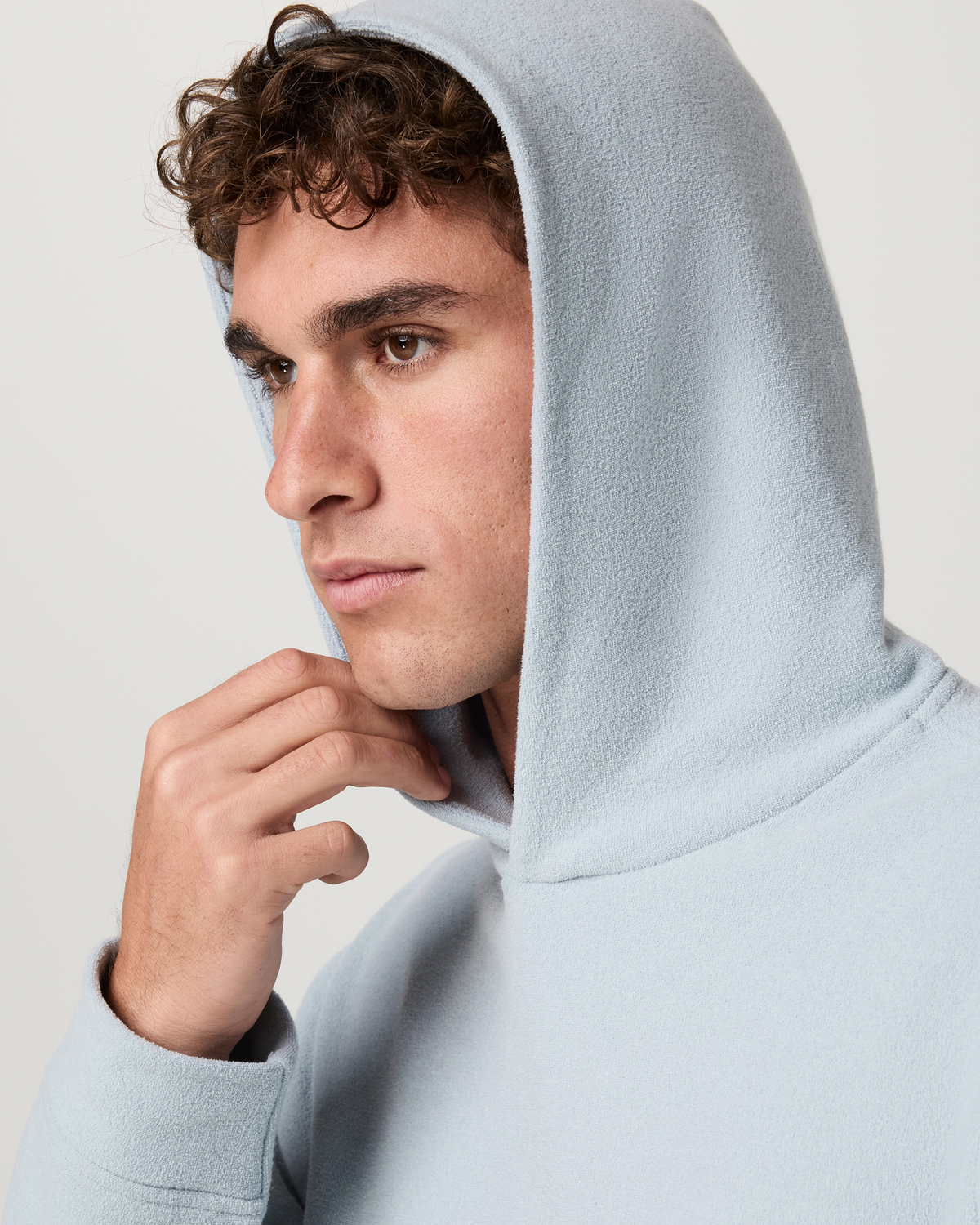 Beach Fleece Pullover Hoodie | Raindrop Heather