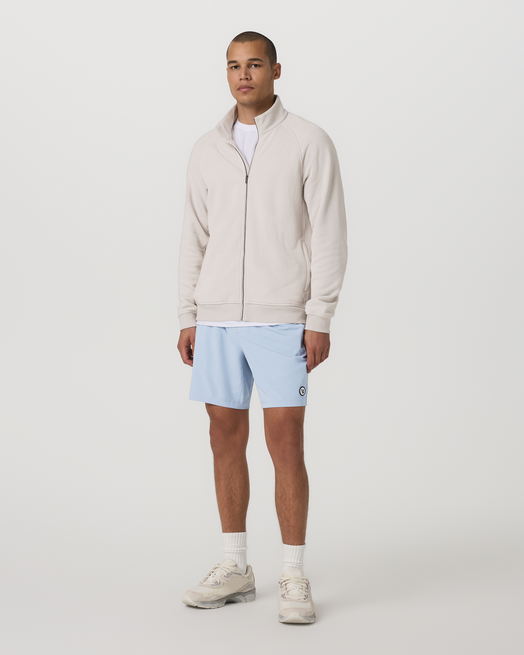 Pique Fleece Track Jacket | Grey Mist