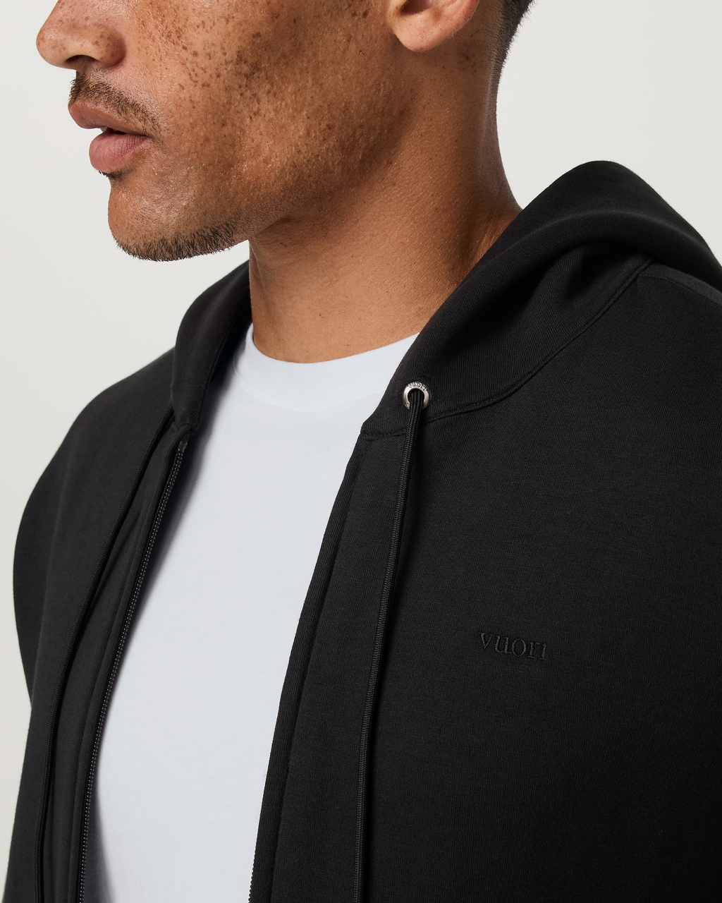 Vuori Galaxy Full Zip | Washed Black