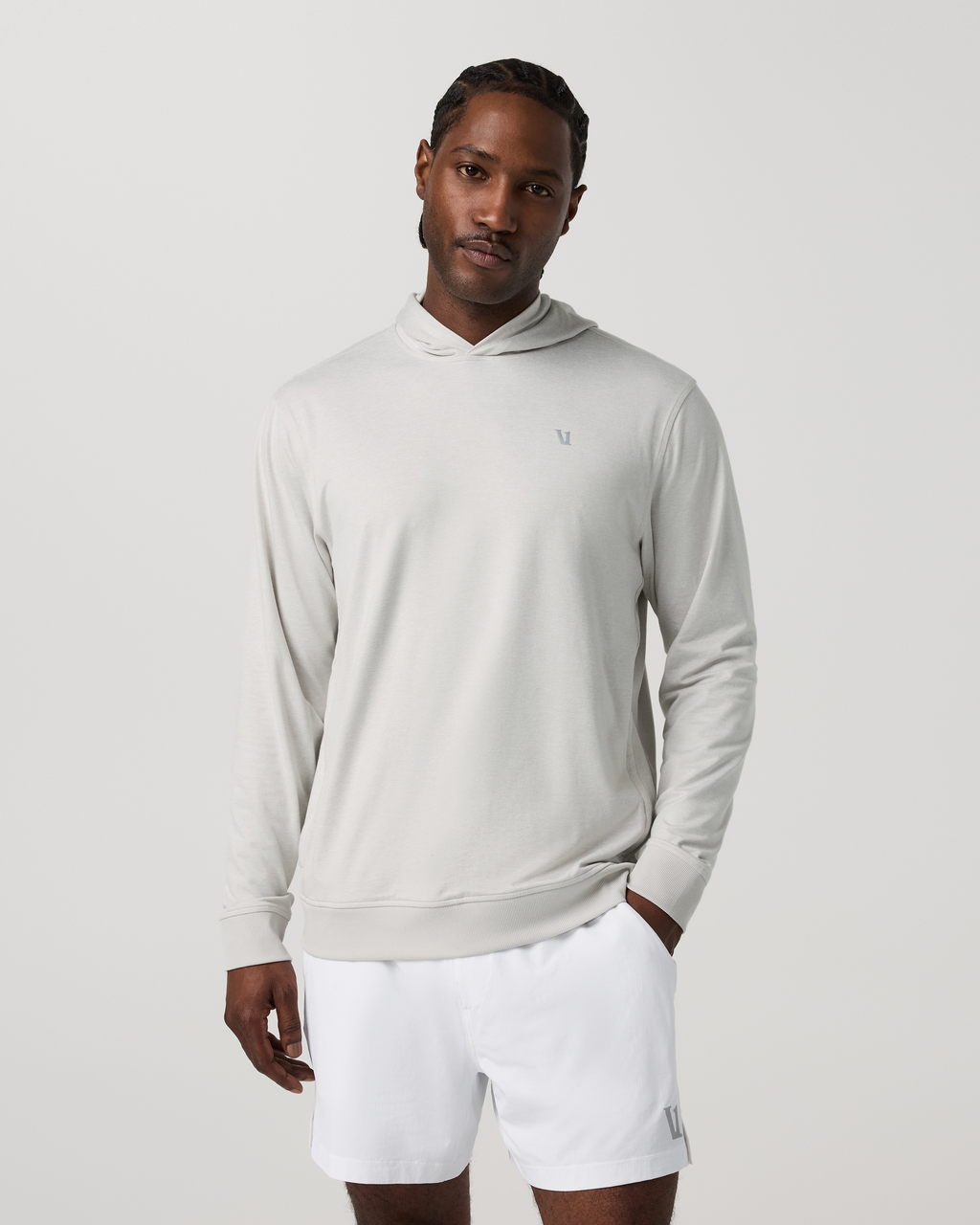 Ponto Pullover Hoodie | Salt Heather
