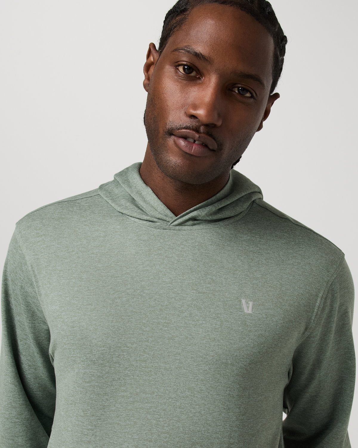 Ponto Pullover Hoodie | Thyme Heather
