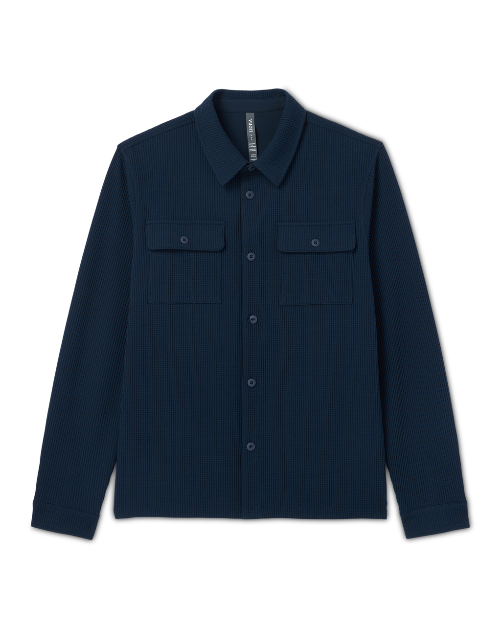 Tech Waffle Shirt Jacket | Ink