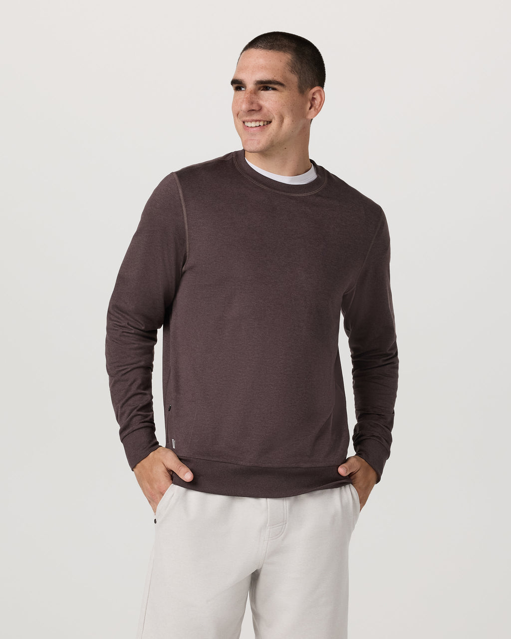 Ponto Performance Crew | Sangria Heather