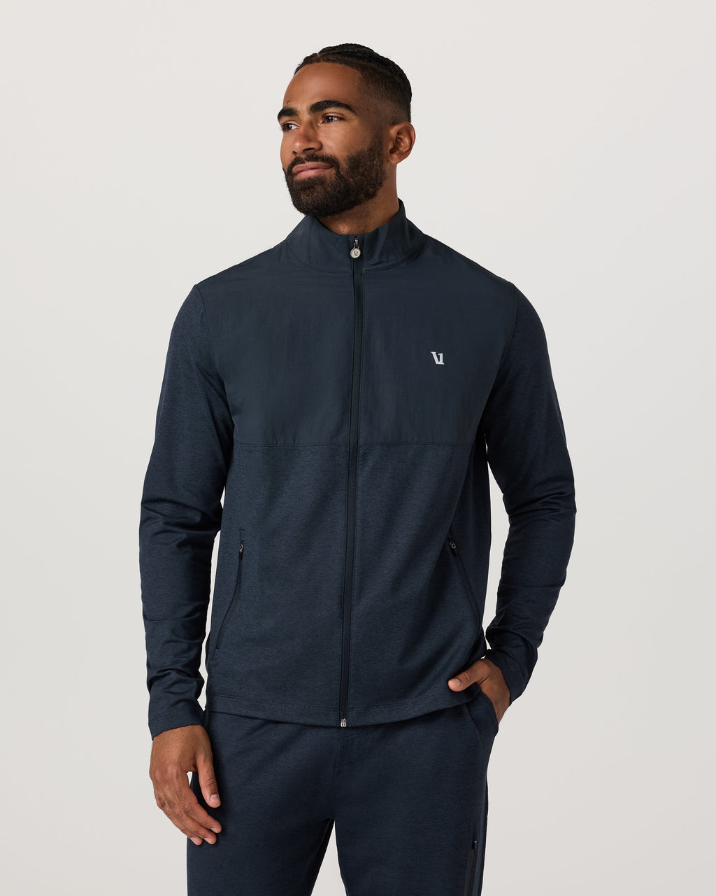 Sunday Element Track Jacket | Ink Heather