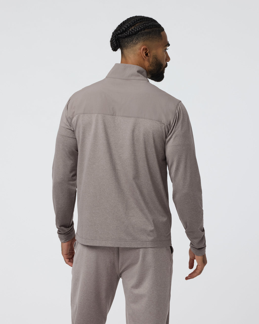 Sunday Element Track Jacket | Mocha Heather