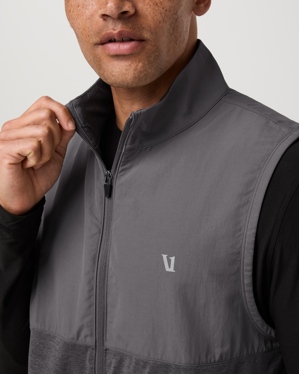 Sunday Element Vest | Gull Grey Heather