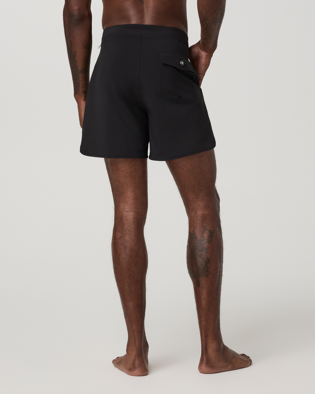 Cruise Boardshort 5" | Black Solid Waistband