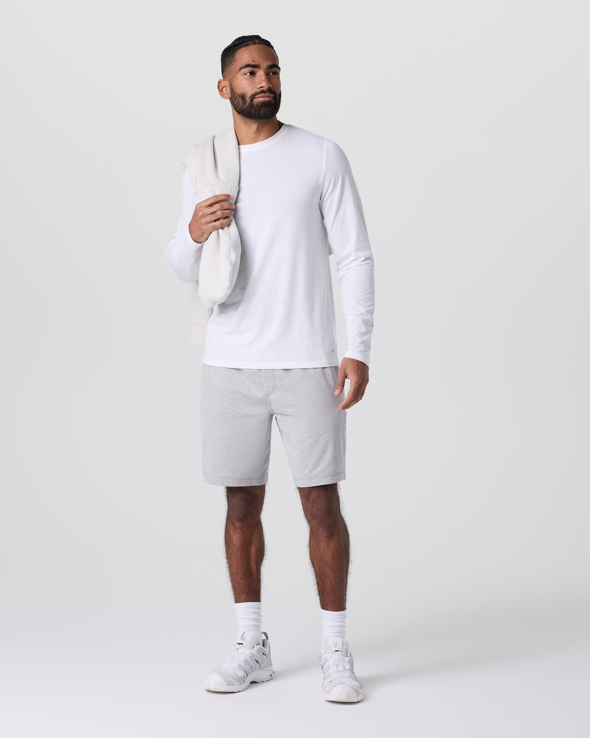 Coronado Short 8" | Light Heather Grey