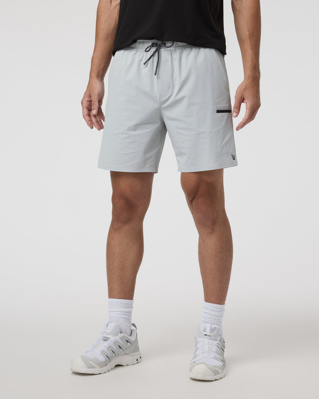 Grafton Short Lined 7" | Sky Grey