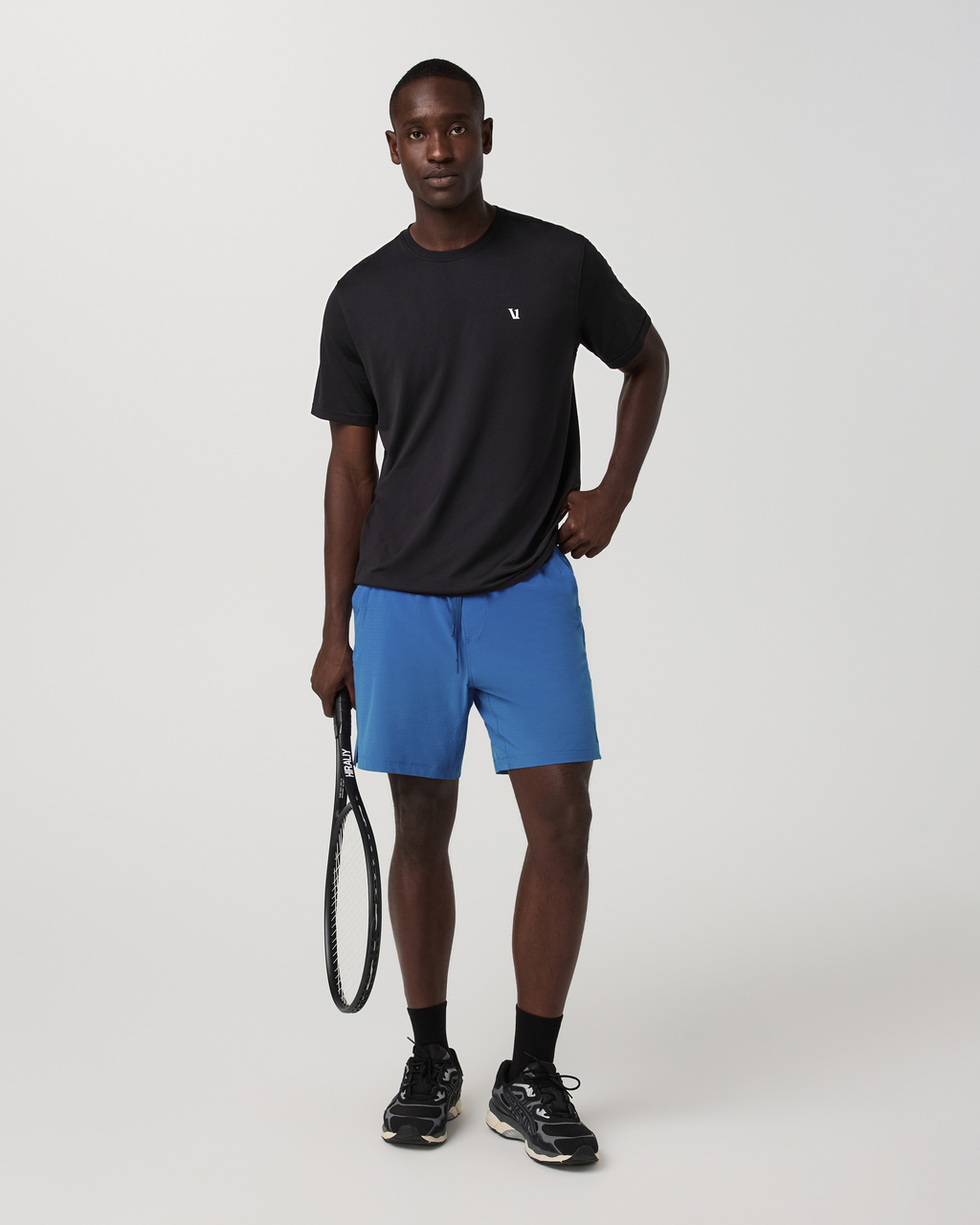 Vuori HardKore Short Lined 7" | Court Blue